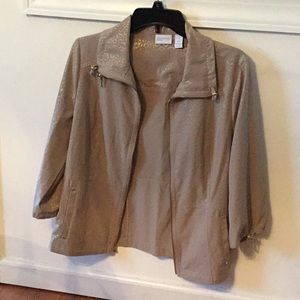Chico’s Zenergy 3/4 sleeve size1 jacket